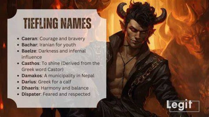 1200+ Tiefling Names [2024]