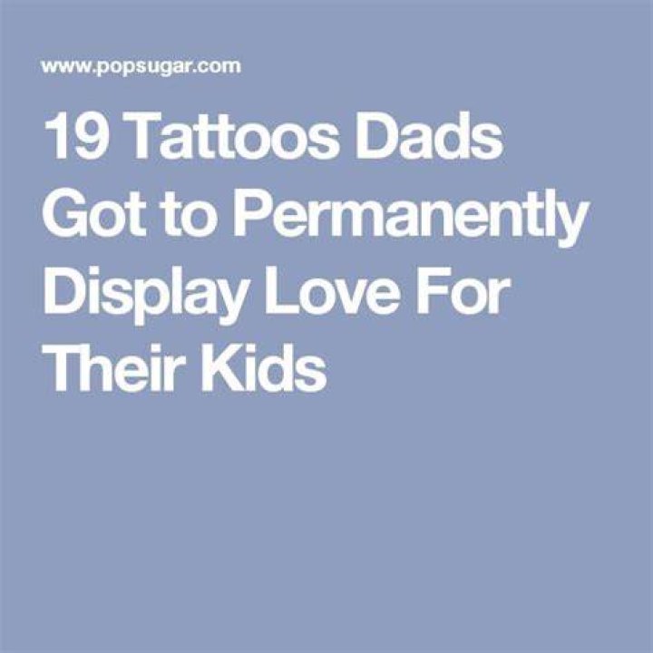 16 Tattoos Dads Got to Permanently Display Love For Their Kids