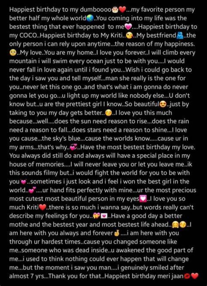 Bae Long Happy Birthday Paragraph For Girlfriend Jagodooowa