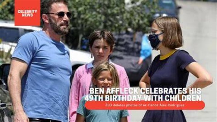 Ben Affleck Celebrates His 49th Birthday With Kids Violet, 15