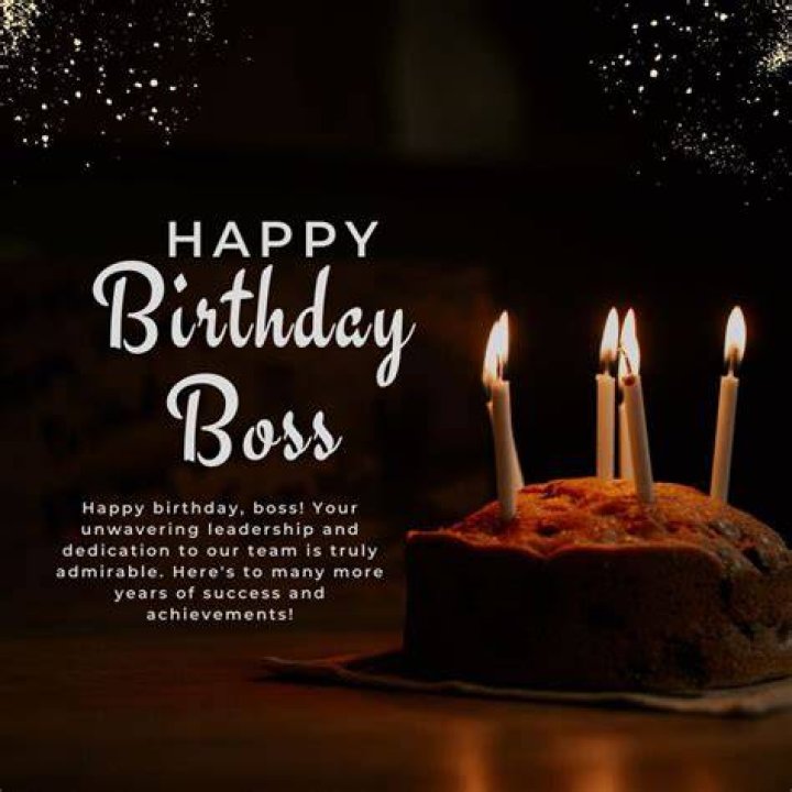 Birthday Wishes For Boss Birthday Images, Pictures