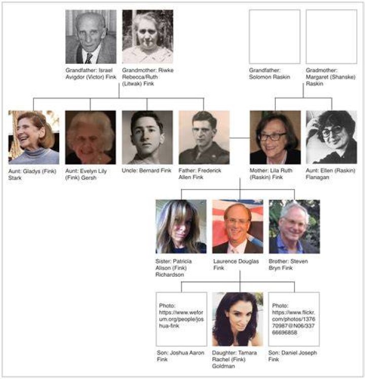 BlackRock CEO Larry Fink’s Family Tree Was A Mystery Until Now DC