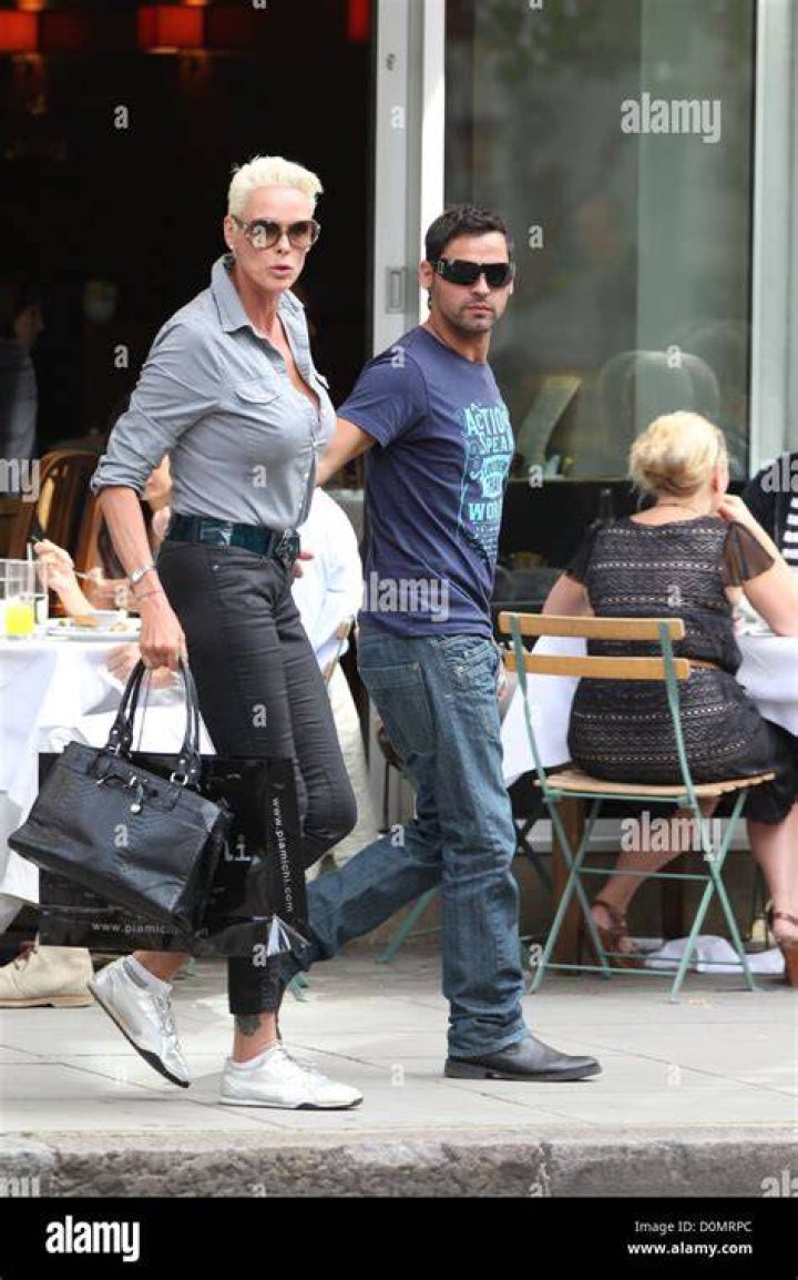 Brigitte Nielsen with her husband Mattia Dessi at Joans On Third 08