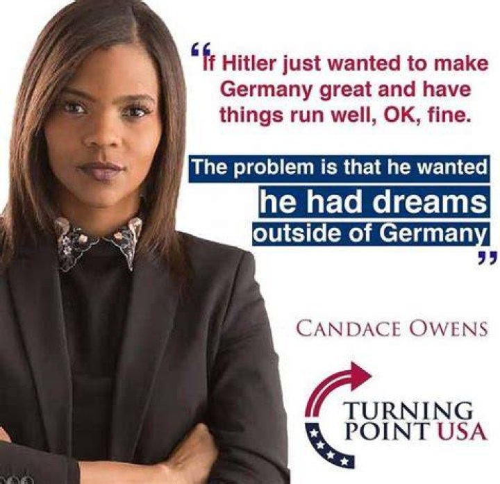 Candace Owens Hitler &lsquo;Fine&rsquo; If He Stayed In Germany The Forward
