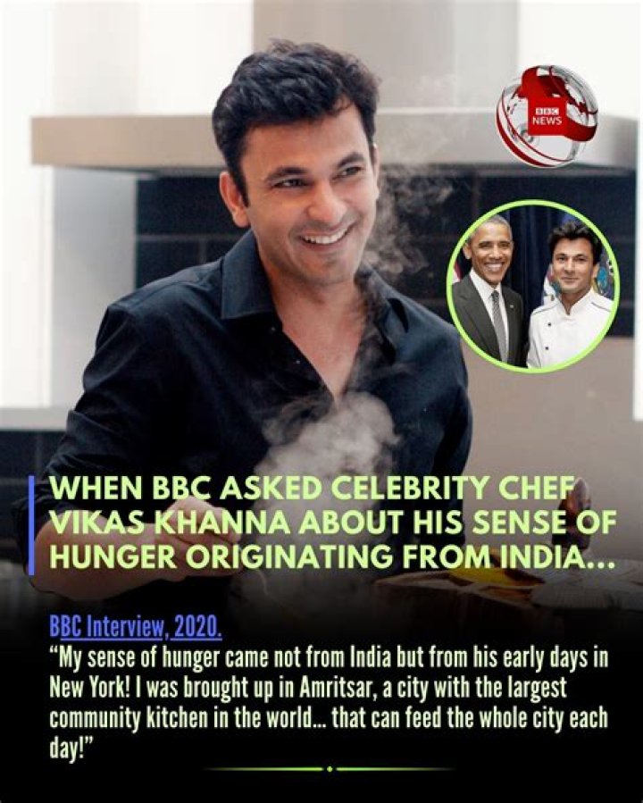 Celebrity Chef Vikas Khanna & His Hollywood Tale Emirates Woman