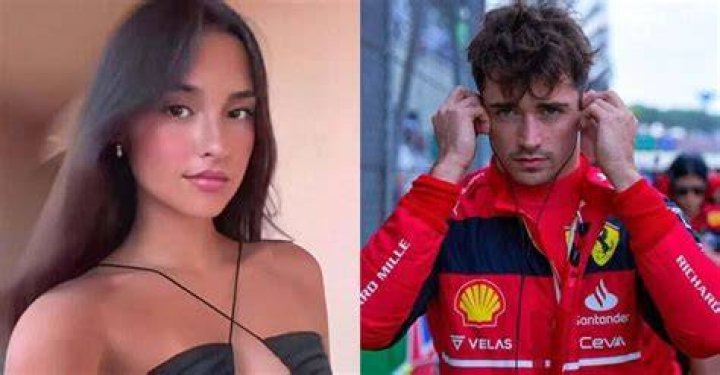 Chi è Alexandra SaintMleux, la nuova fidanzata di Charles Leclerc dopo