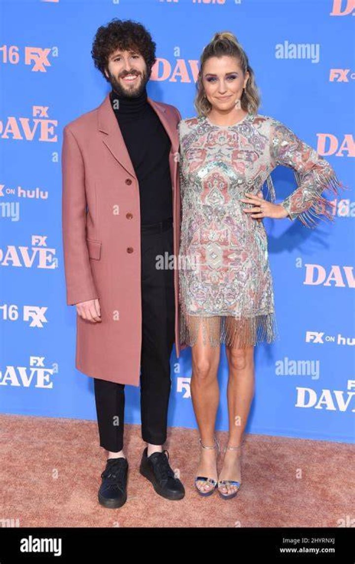 Dave Burd and Taylor Misiak arriving to the &cent;&euro;&tilde;Dave&cent;&euro;&trade; Season 2