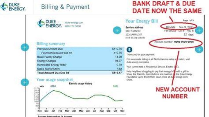 Duke Energy Bill Pay Address & Customer Service
