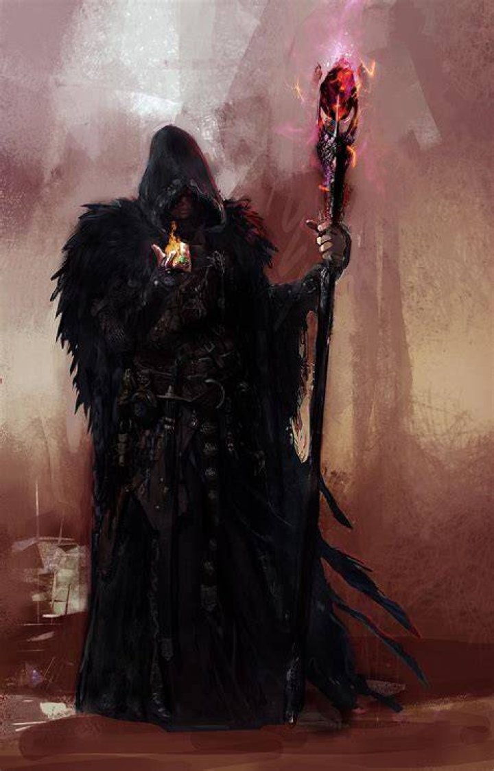 Evil Wizard Fantasy art, Concept art drawing, Art