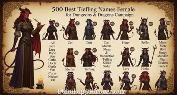 Female Tiefling Names, D&D 5th Edition Tiefling preview! Page 13