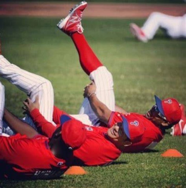 First full squad stretch. PhilsSpring