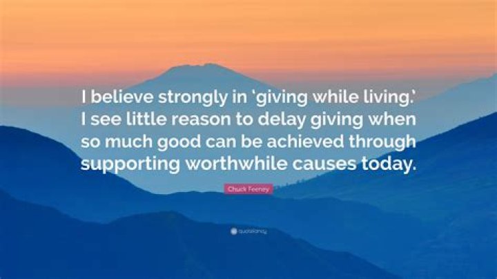 Giving While Living Chuck Feeny, The Billionaire Who Wanted To Die