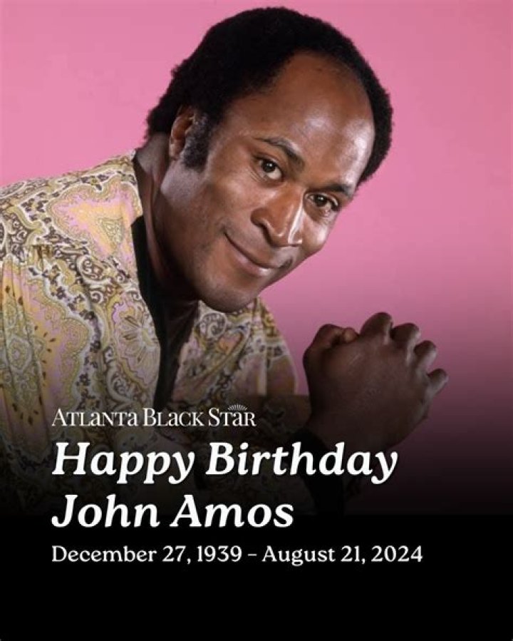 Happy Birthday John Amos December 27, 1939 YouTube