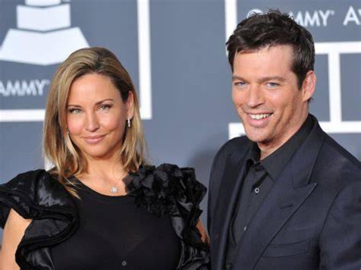Harry Connick Jr and his wife Jill Goodacre and their daughter's