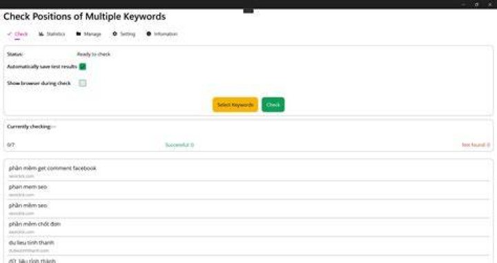 How to check multi keyword ranking of your website at a time.