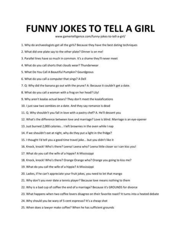 Jokes To Make Her Laugh How To Make Funny Jokes With Your Girlfriend