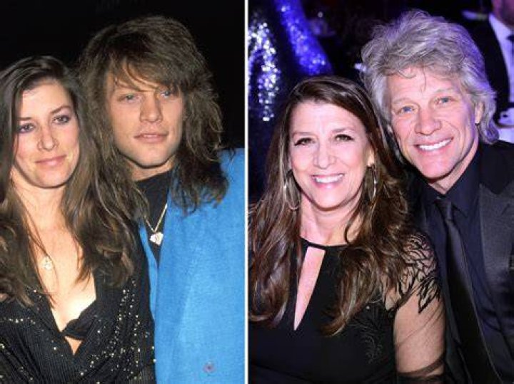 Jon Bon Jovi and his wife put on a brave face and smile as they step