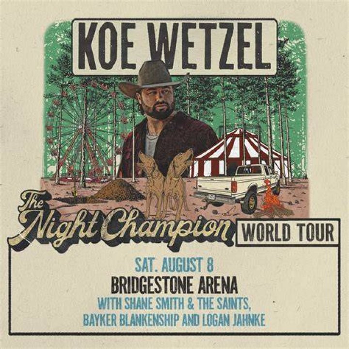 Koe Wetzel Concerts & Live Tour Dates 20242025 Tickets Bandsintown