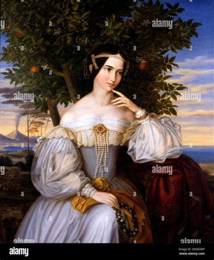 Marriage Portrait of Charlotte de Rothschild Painting by Mountain