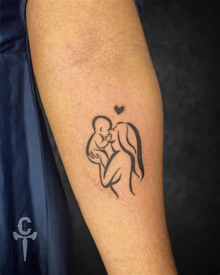 Mother and son tattoo Mother son tattoos, Tattoo for son, Tattoos for