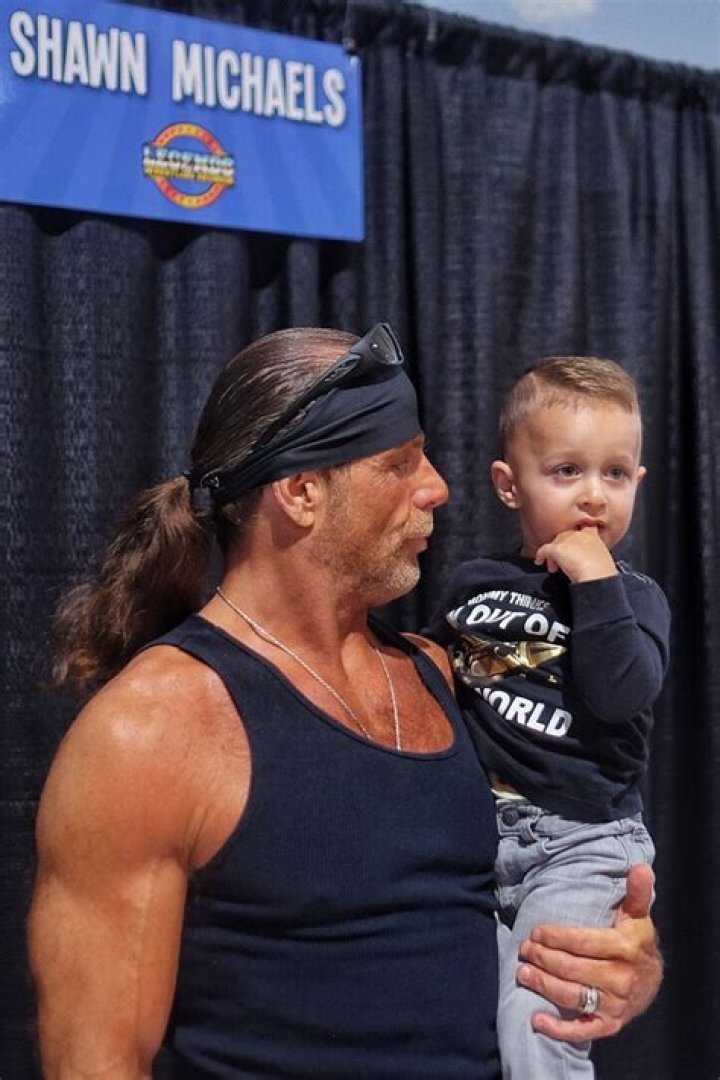 Shawn Michaels & his son Cameron Wwe shawn michaels, Shawn michaels