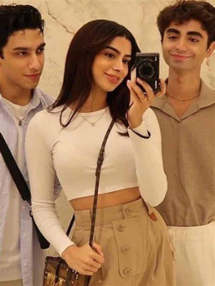The Archies Khushi Kapoor poses with Vedang Raina. See new pics from