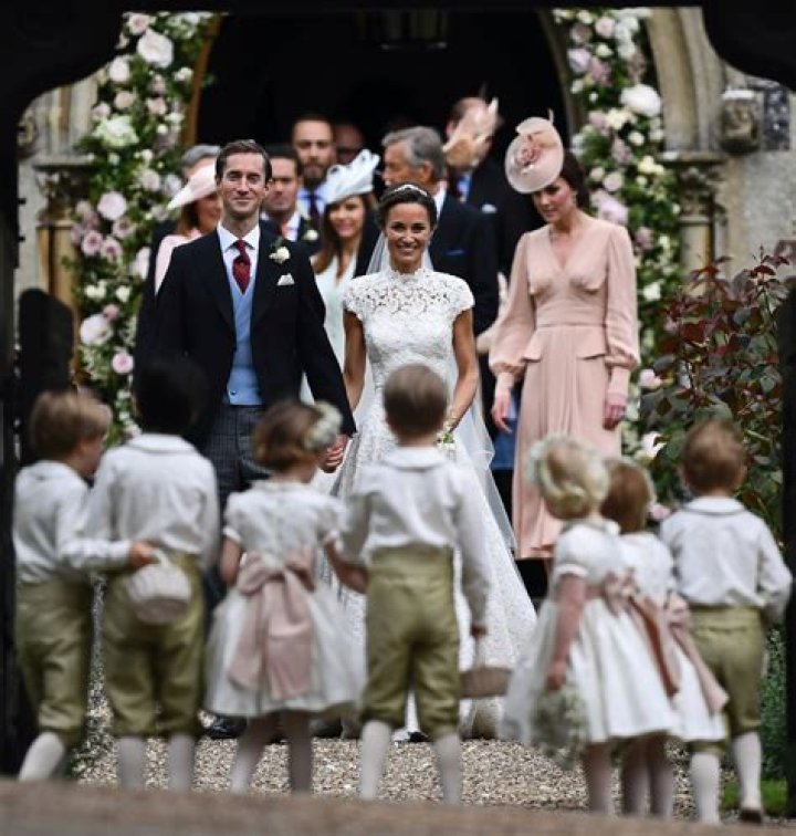 The wedding of Pippa Middleton and James Matthews at St, Stock Photo