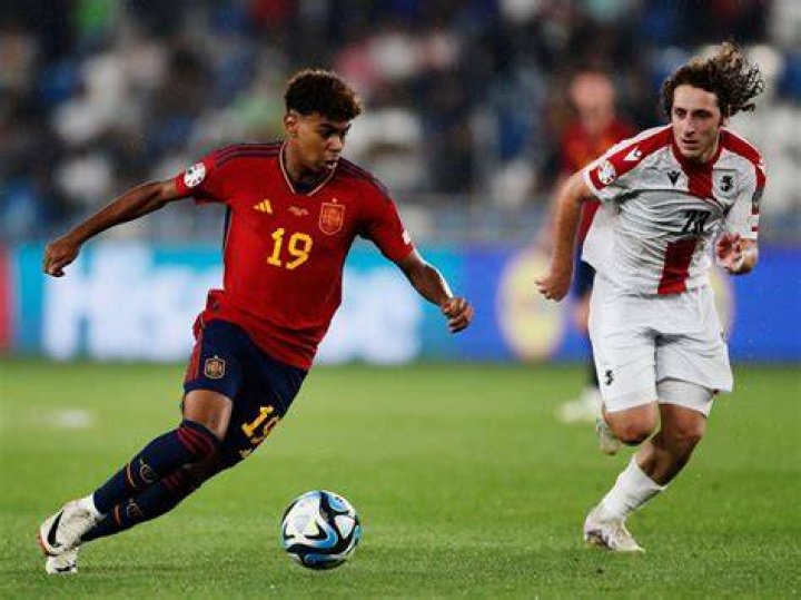 vs Spain Yamal youngest player for La Roja at 16