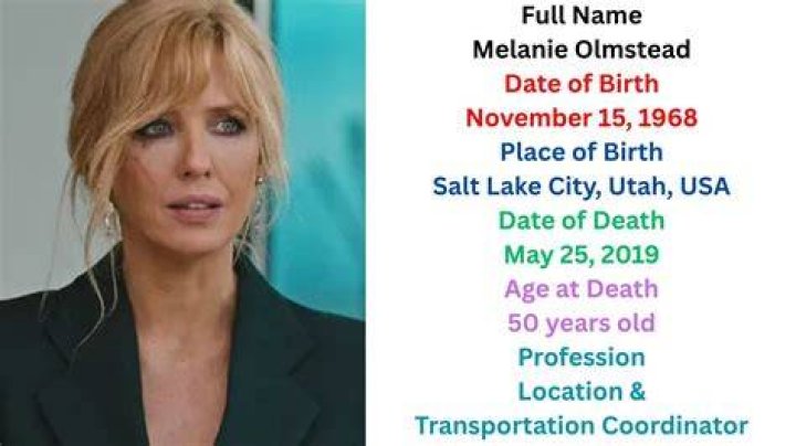 Who is Melanie Olmstead from Yellowstone? Talk Radio News